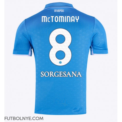 Camiseta SSC Napoli Scott McTominay #8 Primera Equipación 2024-25 manga corta